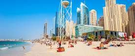 Dubai beach tourism