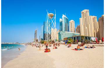 Dubai beach tourism