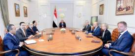 اجتماع السيسي ورئيس الشركة