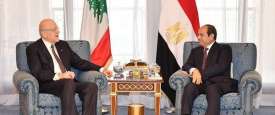 السيسي وميقاتي
