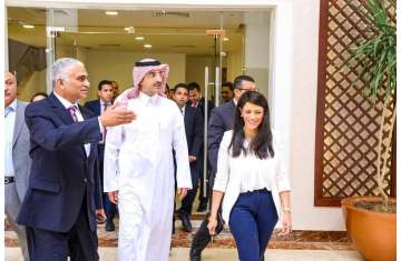 رانيا المشاط والمسؤول السعودي
