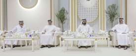 حاكم دبي يتلقى التهاني