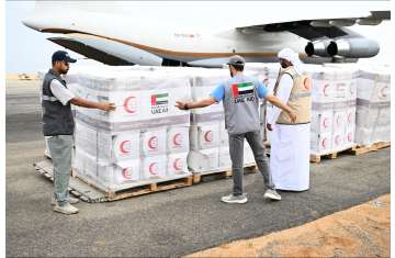 humanitarian relief to Sudanese refugees