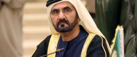 الشيخ محمد بن راشد آل مكتوم نائب رئيس الدولة رئيس الوزراء الاماراتي