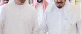 الملك سلمان ورئيس الإمارات