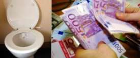 آلاف من اليورو في مراحيض سويسرا!