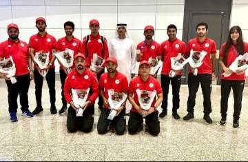 UAE Cycling Team celebrate historic bronze medal in Asian Games 2023
