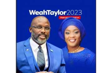 Incumbent Weah and Taylor seeking reelection