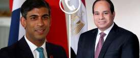 السيسي و  رئيس الوزراء البريطاني