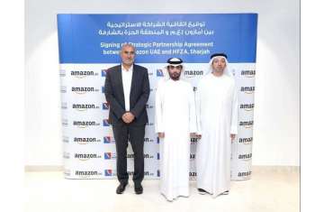 Hamriyah Freezone Authority, Amazon UAE sign Lease Agreement for new logistics centre