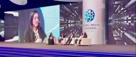 الدكتورة نشوة الرويني في الكونغرس العالمي للإعلام