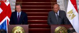 وزيرا الخارجية المصري والبريطاني