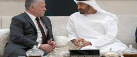 ملك الأردن و رئيس الإمارات