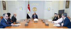 السيسي ورئيس الشركة