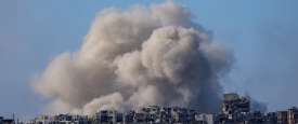 العدوان الإسرائيلي يدمر دير البلح في غزة