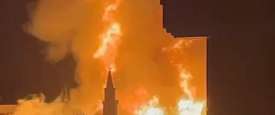 حريق في ستديو مصر