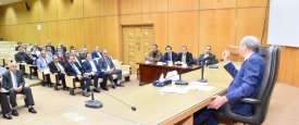 لقاء وزير التموين 