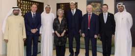 زيارة وفد كلوب دي مدريد لأبوظبي