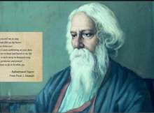Rabindranath Tagore and a verse from the Gitanjali
