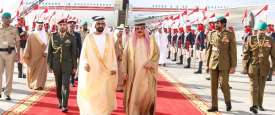 ملك البحرين وحاكم دبي - صورة أرشيفية