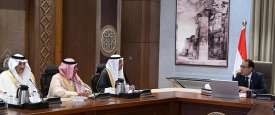 اجتماع مدبولي مع المسؤولين السعوديين