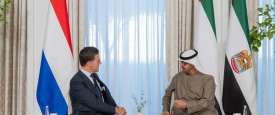 رئيس الإمارات ورئيس وزراء هولندا