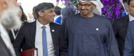 محمد بن زايد وريشي سوناك