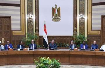 اجتماع السيسي مع وفدا سودانيا رفيع المستوى