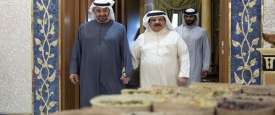 عاهل البحرين ورئيس الإمارات