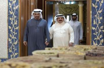 عاهل البحرين ورئيس الإمارات
