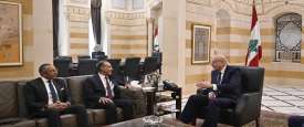 رئيس وزراء لبنان ووزير خارجية مصر