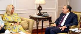 لقاء وزير الخارجية لمسؤولة أممية