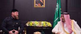 سلمان مع رئيس الشيشان  
