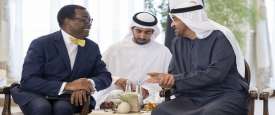 الشيخ محمد بن زايد وأكينوومي أديسينا