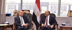 وزير العمل المصري والسفير الأردني