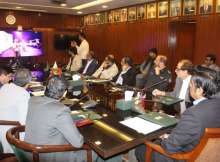 Meeting reviews arrangements of World Culture Festival