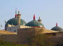 The shrine of Bodlo Bahar in Sehwan Sharif