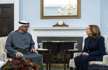 كامالا هاريس ومحمد بن زايد