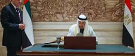 الشيخ محمد بن زايد والرئيس عبد الفتاح السيسي