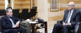اجتماع رئيس الحكومة اللبنانية والوزير الإيراني