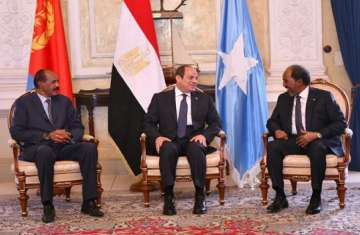 قادة الصومال ومصر وإريتريا