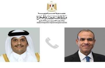 وزيرا خارجية مصر وقطر
