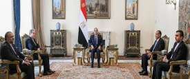 لقاء السيسي ووزير خارجية إيران