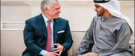 الشيخ محمد بن زايد و الملك عبد الله الثاني 