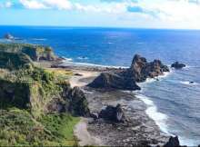 A view of southeastern coast of Taiwan