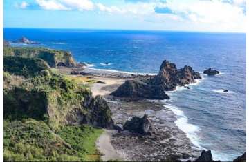 A view of southeastern coast of Taiwan