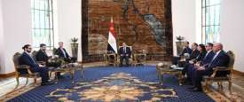 لقاء بورج برانديه والسيسي