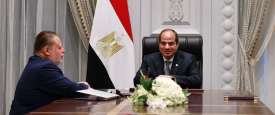 الرئيس السيسي ومحافظ البنك المركزي