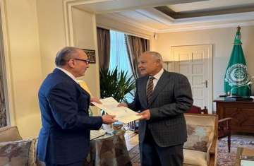 أحمد أبو الغيط والسفير التركي بالقاهرة