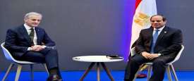السيسي ورئيس وزراء النرويج